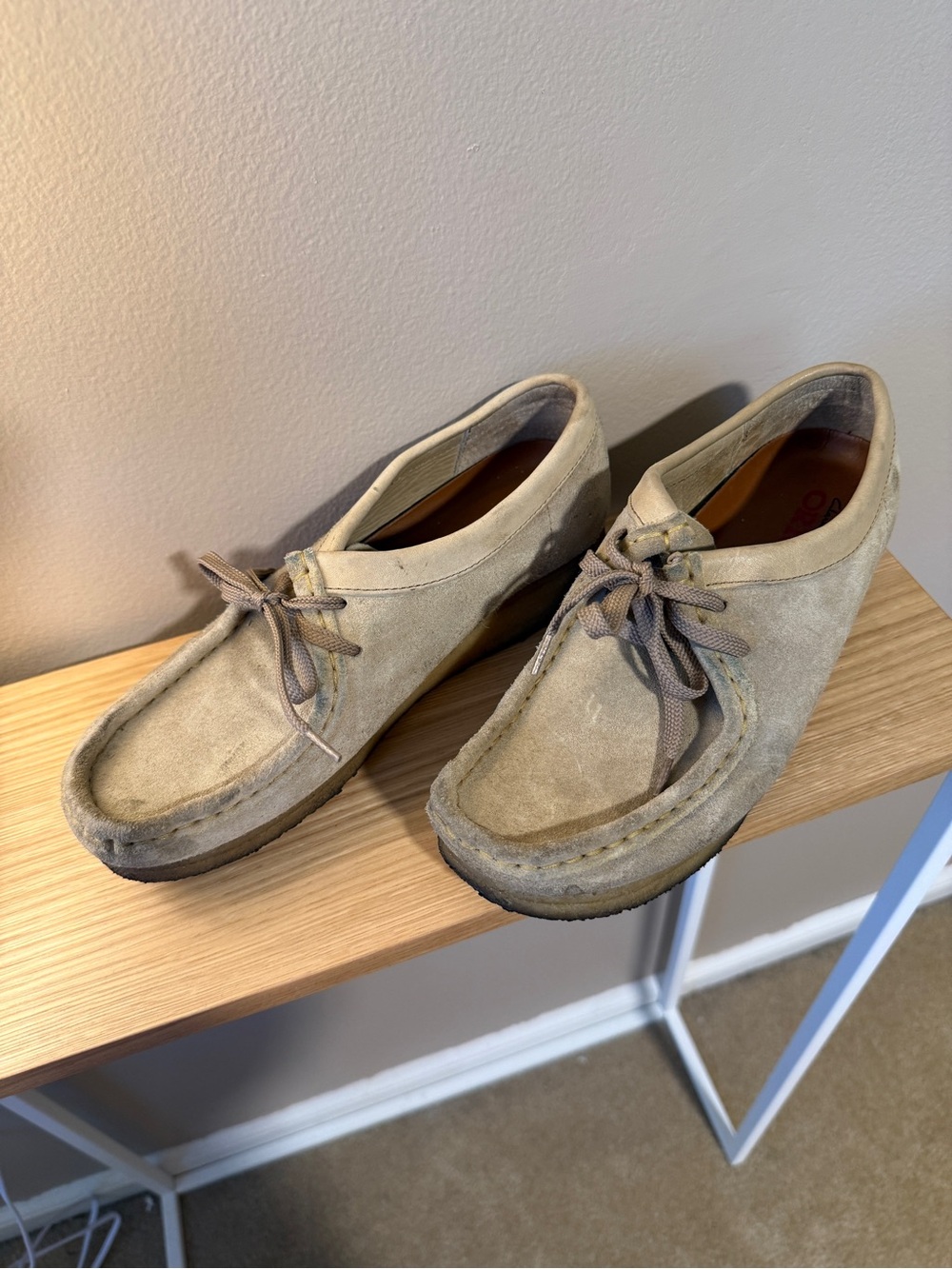 Clark’s Original Wallace Shoes Leather Suede 8.5